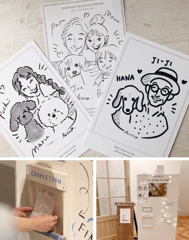 似顔絵イベント