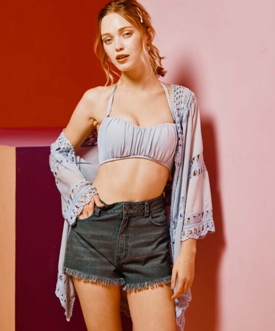 水陸両用　クロシェ羽織