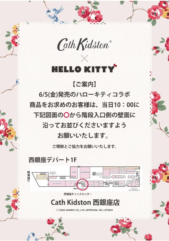 Cath Kidston × HELLO KITTY 