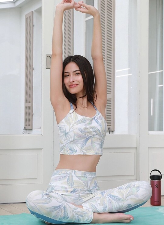 爽やかなペールカラーのリーフ柄でもちべあっぷ！