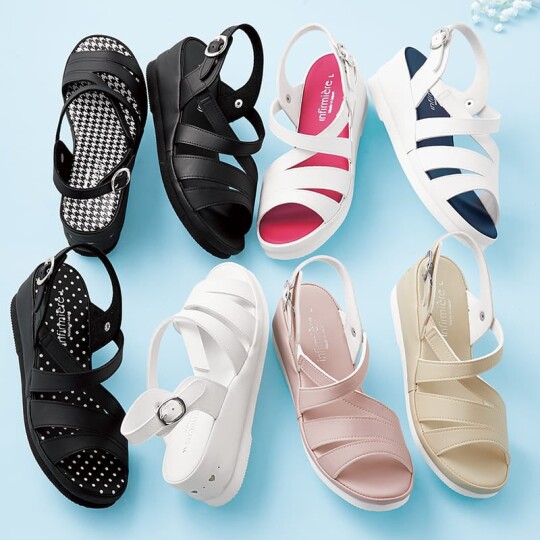 甲高対応エアーナースサンダル