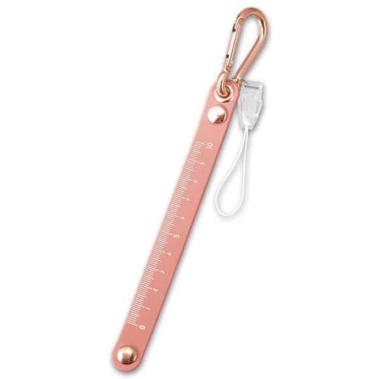 メモリ付きシリコンテープホルダーカラビナ付き