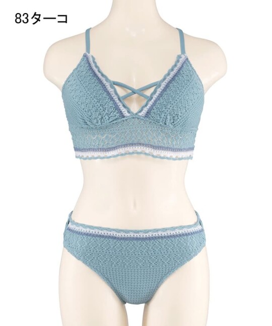 【配色新登場】ニットクロシェビキニ【毎年即完売】