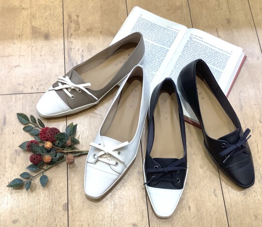☆新作☆ レースアクセントフラットシューズが入荷しました！