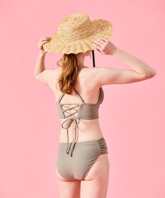 【アクティビティにも】シンプルノンワイヤービキニ