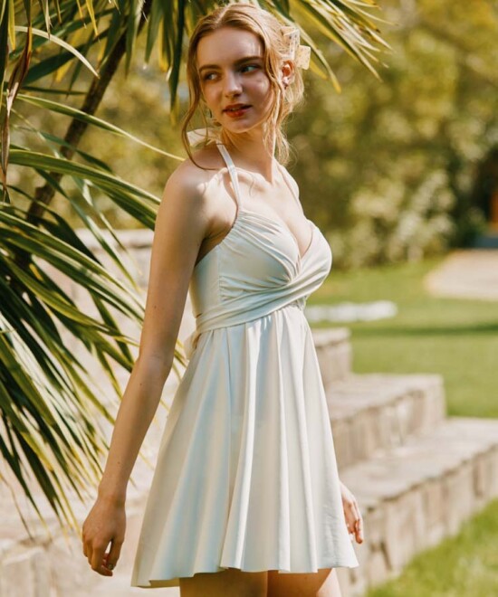 大人気　Aラインワンピース水着