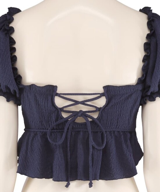 新作　パフスリーブワイヤービキニ