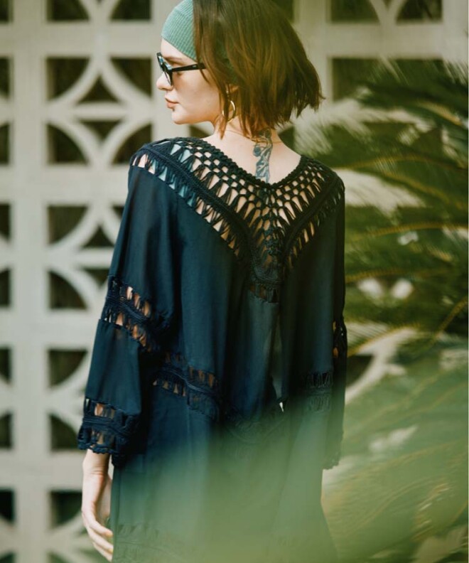 水陸両用　クロシェ羽織