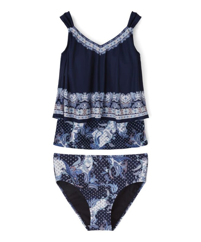 ロングボトムを脱いでタンキニ単体としてもとっても使いやすいです。