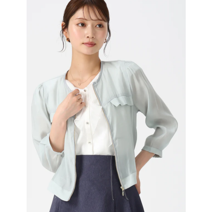 シアー素材アウター特集