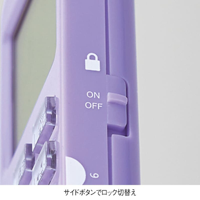 サイドスイッチ電卓付点滴タイマー