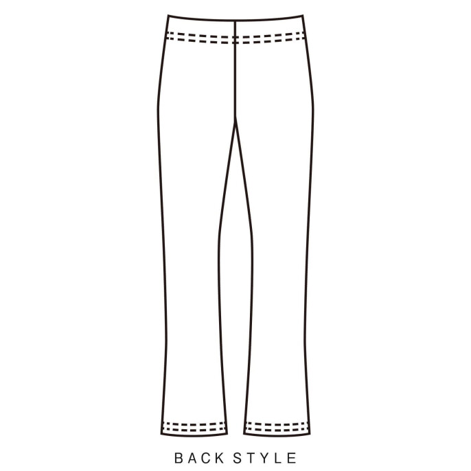 日本製携帯ポケット付き美脚パンツ