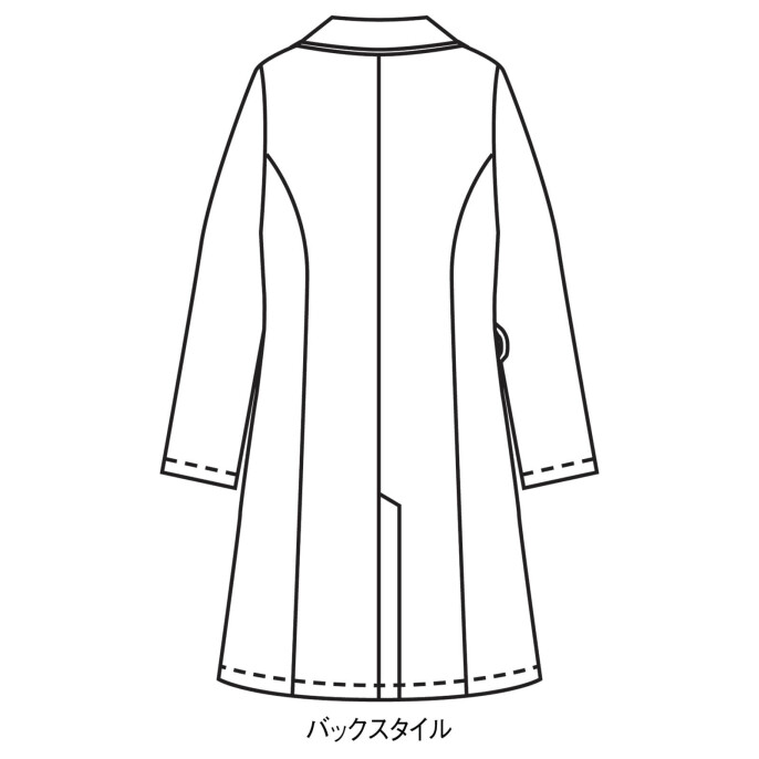 ウイルスガード2WAYストレッチ 美ラインドクターコート