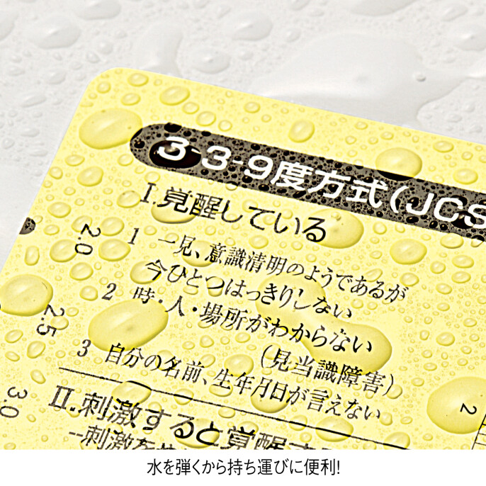 意識レベル表付きゲージ付きスケール