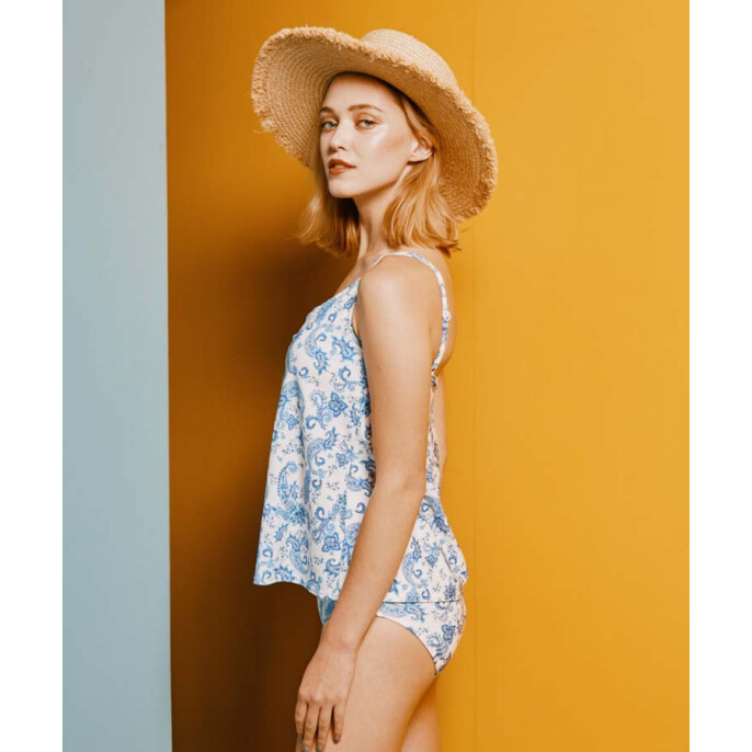 【まるで洋服】ドレス水着セット【水陸両用】