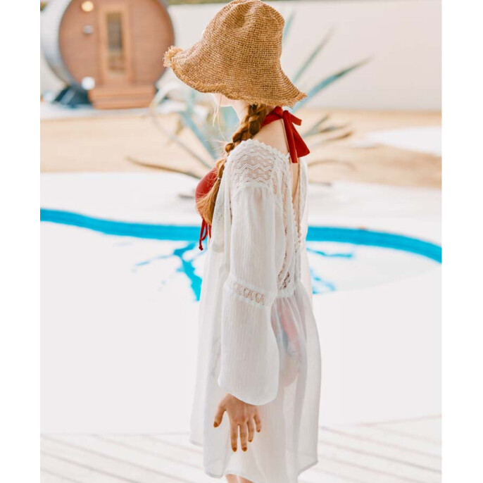 【映えアイテム】水陸両用　レース羽織