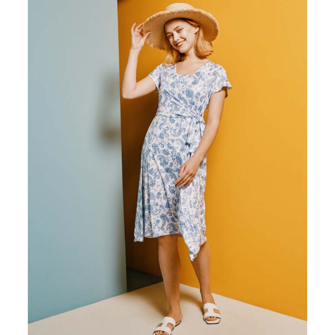 【まるで洋服】ドレス水着セット【水陸両用】