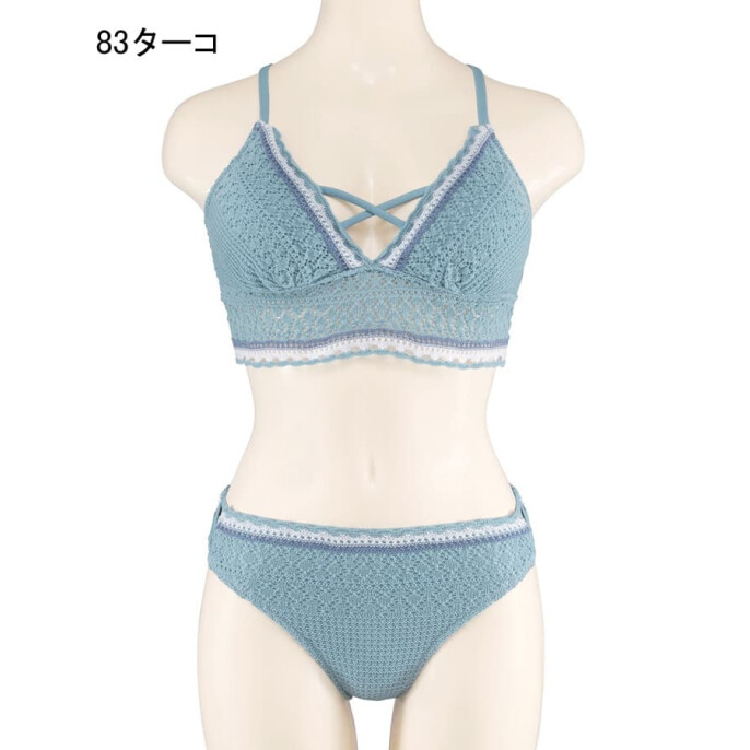 【配色新登場】ニットクロシェビキニ【毎年即完売】