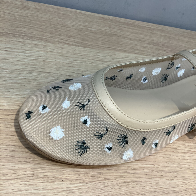 シースルーメリージェーンフラットシューズ登場！